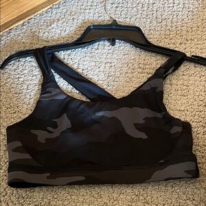Athleta Camo Print Sports Bra